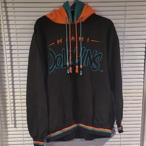 STARTER Black and Orange Sweatshirt Hoodie